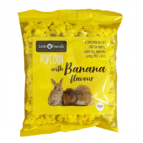 英國 香蕉味爆谷Little Friends Banana Popcorn (18g)