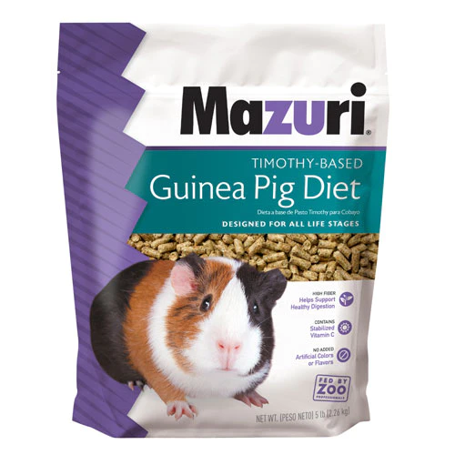 美國Mazuri Timothy-Based Guinea Pig Diet 天竺鼠糧 (5lb/2.26kg)