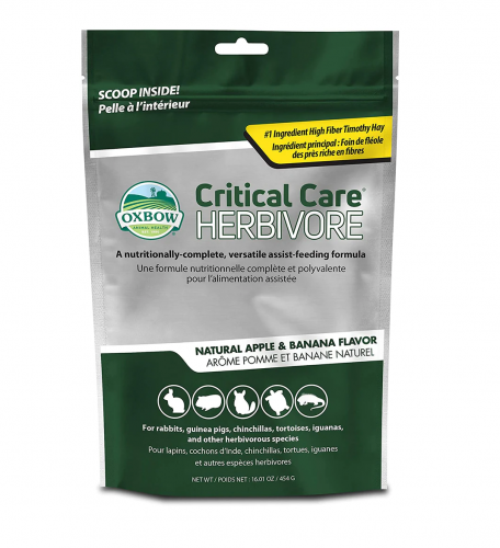 Oxbow Critical Care for Herbivores (Apple & Banana Flavor) 454g