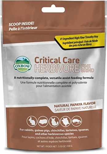 USA Oxbow Critical Care Fine Grind Natural Papaya Flavor (100g)