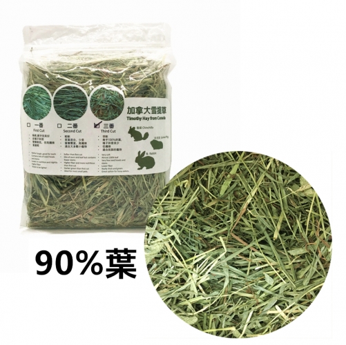 Soft Canada Timothy Hay 3rd Cut with 90% leaves for Chinchilla, Rabbit, Guinea Pig (250g)