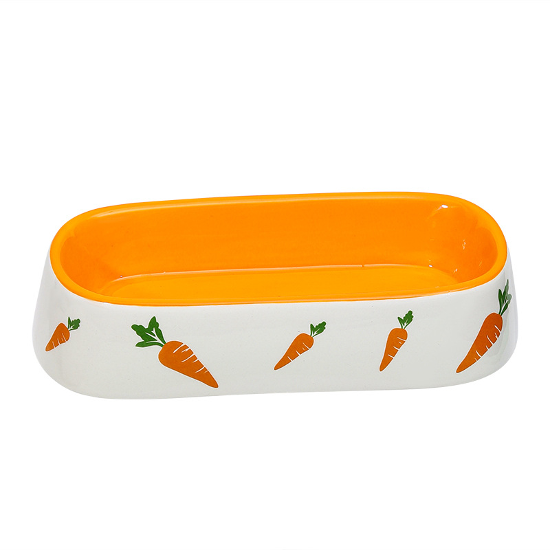 thumbnail interactive-video image 1 of Ceramic Hamster Food Dispenser Lovely Bird Shaped Feeder Automatic Pet 1 of 12