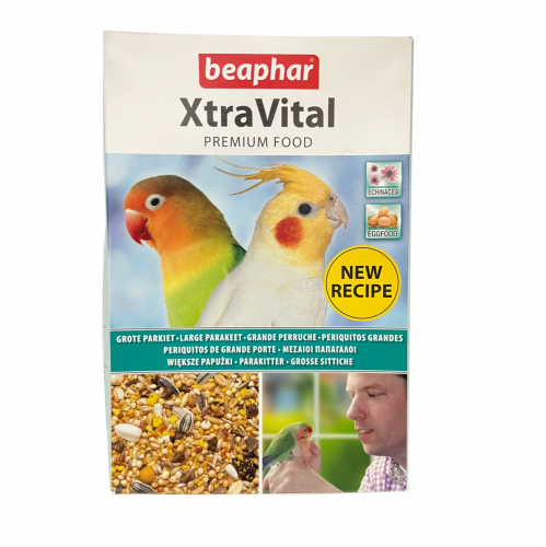 Beaphar 鸚鵡糧 食物 美毛飼料 (500g)