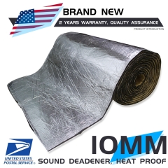 Sound Deadener Heat Shield Insulation Car Noise Killer Adhesive Mat 80"x39"x3/8"