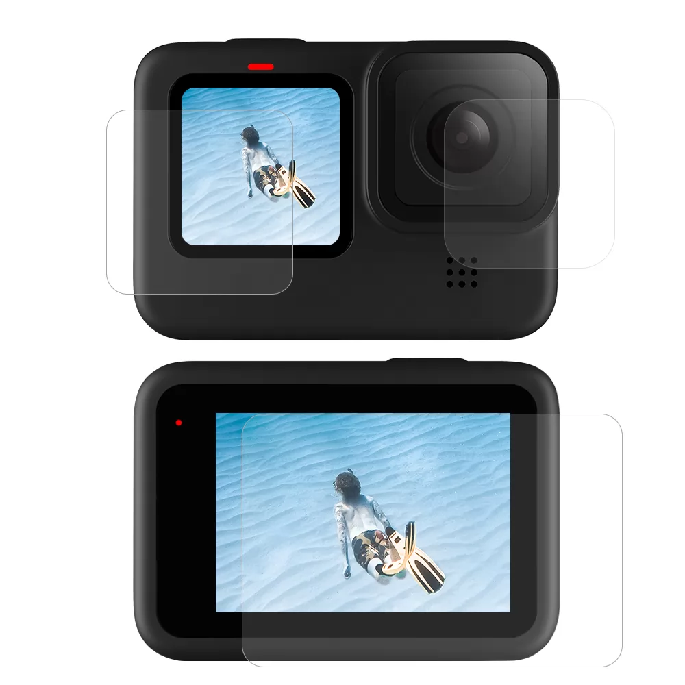 TELESIN Screen & Lens Protective Film Cover For GoPro 9/10/11/12