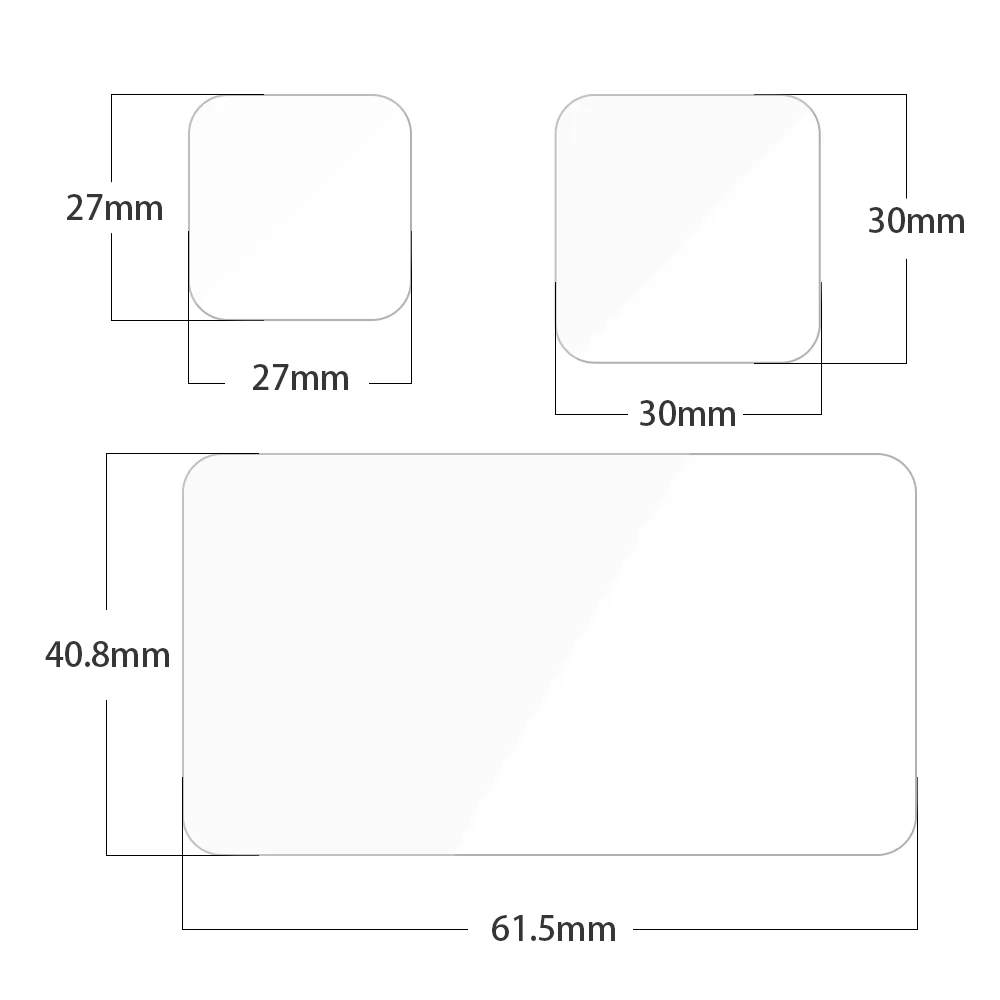 TELESIN Tempered Glass Film Protectors for GoPro HERO9/10/11 HERO10 Screen GP-FLM-901