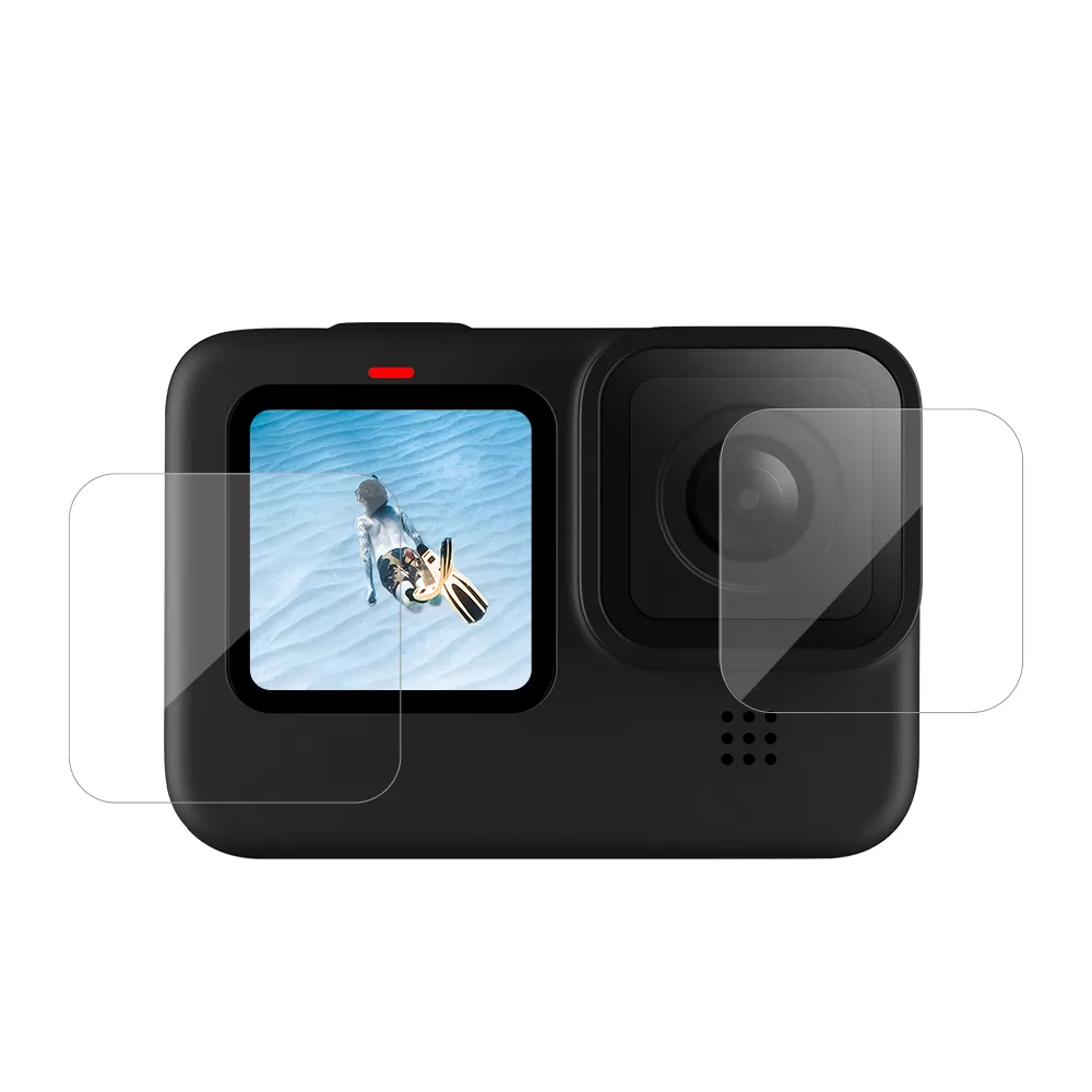Vamson for Gopro Hero 12 11 10 9 Tempered Glass Screen Protector Lens for  Gopro 10