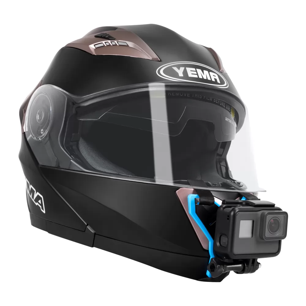 TELESIN Motorcycle Helmet Strap Mount For GoPro Hero 8 7 6 5 Action Camera UK 