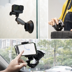 TELESIN Aluminum Alloy Camera Suction Cup Mount