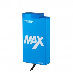 TELESIN Fully Decoded 1600mAh Large Capacity Battery for GoPro Max