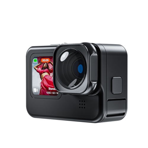 デジタルカメラ TELESIN Max Lens Mod For Hero 12/11/10/9 TELESIN Aluminum Alloy Frame Max Lens Mod for GoPro Hero 12