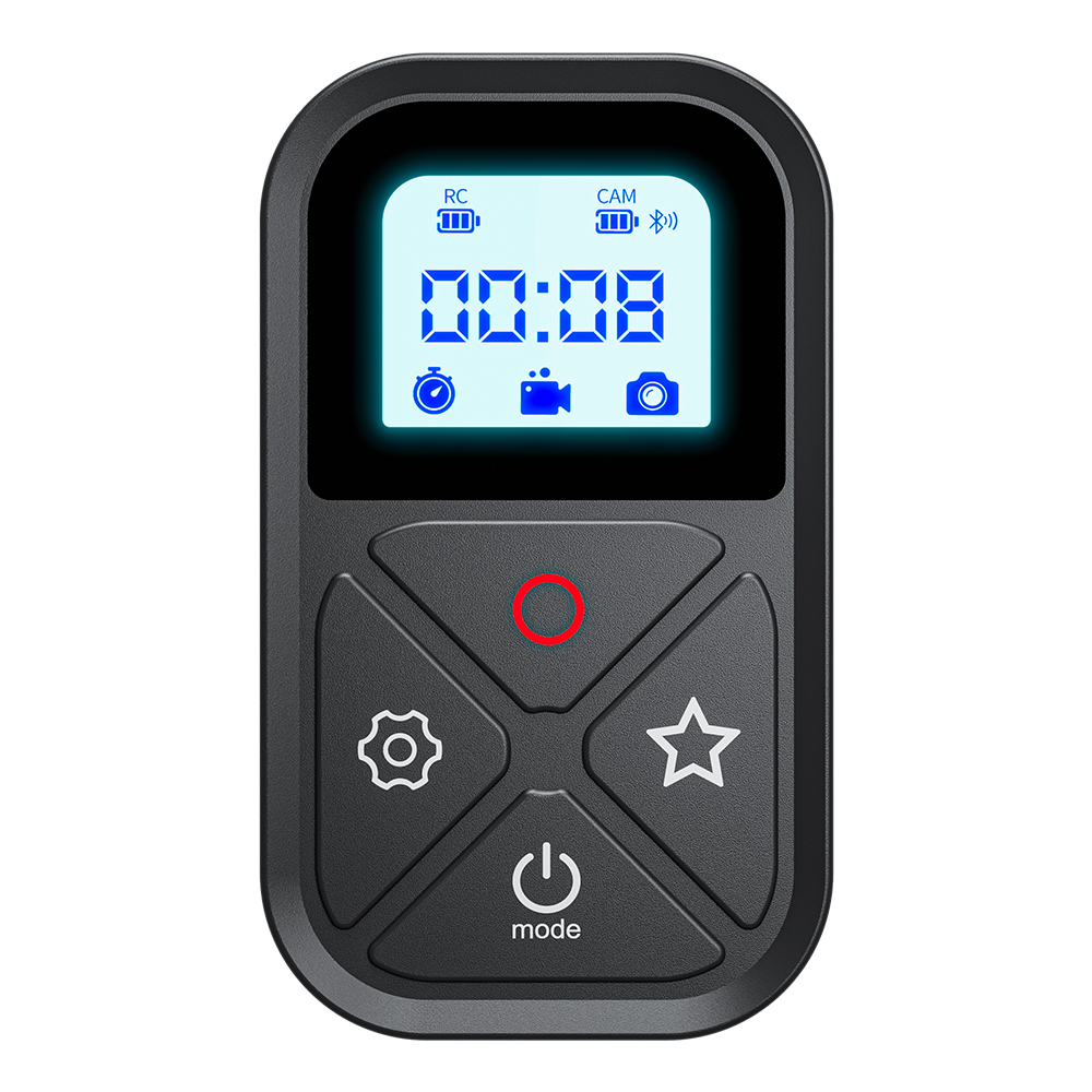 TELESIN Control remoto inalámbrico inteligente para GoPro Hero 11 Hero 10  Hero 9 Hero 8 GoPro Max, impermeable a prueba de polvo con indicador LCD