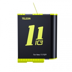 TELESIN Charging Battery for GoPro Hero 12/11/10/9