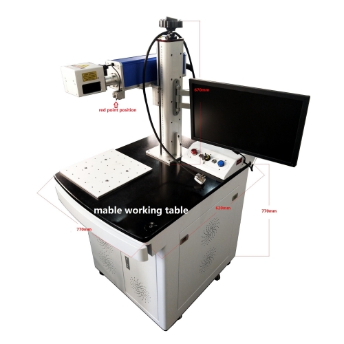 3W 5W UV Laser Making Machine Cabinet Type Glass Plastic Engraving Marking