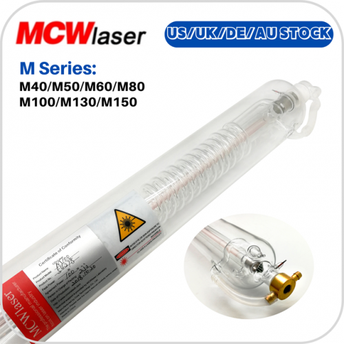 MCWlaser CO2 Laser Tube 40W/50W/60W/80W/100W/130W/150W/180W For Laser Engraver Universal Model
