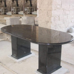 Marble Stone Elliptical Table