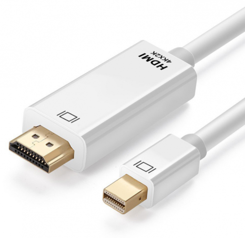 BEST CABLE Mini DisplayPort to HDMI male to male 1.8M 4K Compatible with MacBook/Pro/Air and Other Suitable Devices