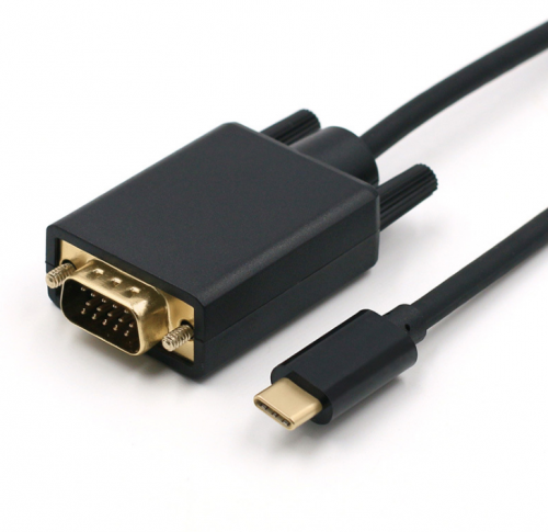 BEST CABLE USB 3.1 Type C轉VGA轉接線1.8M適用於MacBook Pro/iPad Pro2020 / 2018，Google Pixel 4XL，Galaxy S20及其他合適的設備