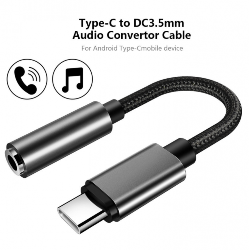 USB Type C to 3.5mm Audio Aux Adapter