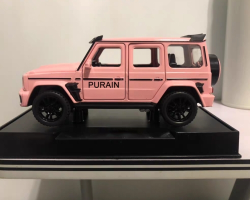 PURAIN 1:32 Scale SUV Vehicle Toys with Pull Back Action and Open Doors