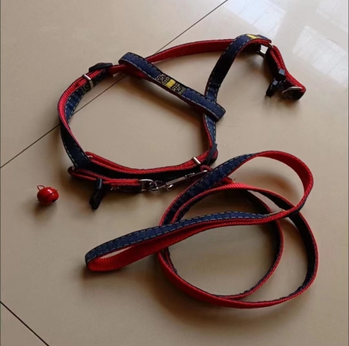 PHEROMONE adjustable animals leashes with harness, pet supplies, high toughness and not easy to break