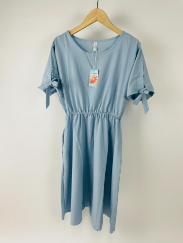 MUZISHANNI  summer dresses for women, blue