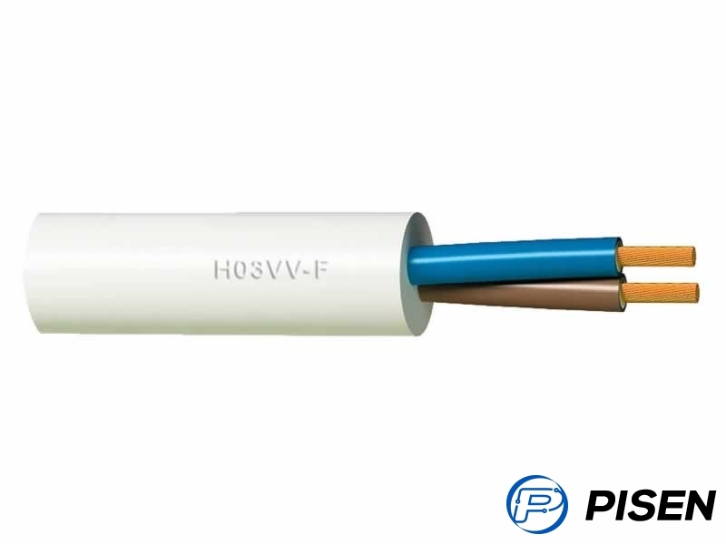 H03VV-F,H03VVH2-F,300/300V Copper Round/Flat PVC Insulated PVC Sheathed Cable