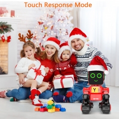 okk Robot Toy for Kids, Smart RC Robot Kit with Touch and Sound Control Robotics Intelligent Programmable Smart Robot with Walking,Dancing,Singing,Talking,Transfering Items for Boys Girls