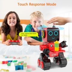 okk Robot Toy for Kids, Smart RC Robot Kit with Touch and Sound Control Robotics Intelligent Programmable Smart Robot with Walking,Dancing,Singing,Talking,Transfering Items for Boys Girls