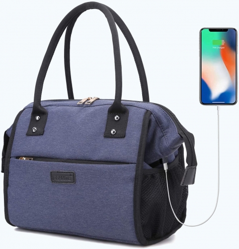 Blue Lunch Bag
