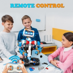 OKK Robot Building Toys for Boys, STEM Projects for Kids Ages 8-12, Remote & APP Controlled Engineering Learning Educational Coding DIY Building Kit Rechargeable Robot Toy Gifts for Girls (635 Pieces)