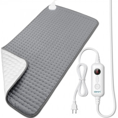 Heating Pad for Back Pain Relief, OKK 33" x 17" Electric Heating Pads for Cramps Neck Shoulders, King Size Heat Pad with 6 Heat Levels Auto Shut Off