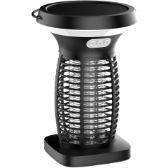 okk Solar Bug Zapper Outdoor, Indoor Mosquito & Fly Zapper, 4200V Insect Zapper with 3-Prong Plug, ABS Plastic, High Voltage, Effective Fly Trap for Mosquitoes, Bugs & Flying Insects