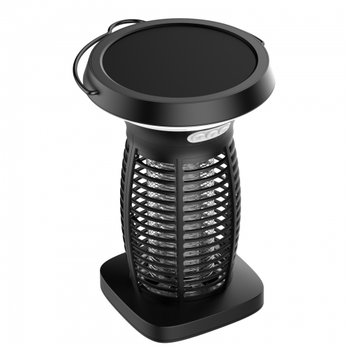 okk Solar Bug Zapper Outdoor, Indoor Mosquito & Fly Zapper, 4200V Insect Zapper with 3-Prong Plug, ABS Plastic, High Voltage, Effective Fly Trap for Mosquitoes, Bugs & Flying Insects