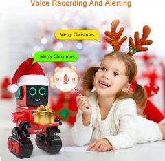 okk Robot Toy for Kids, Smart RC Robot Kit with Touch and Sound Control Robotics Intelligent Programmable Smart Robot with Walking,Dancing,Singing,Talking,Transfering Items for Boys Girls (Red)