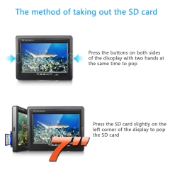 Underwater Fishing Camera Video, Portable Fish Finder Viewing System with DVR Recorder, IP68 Waterproof Camera and 7