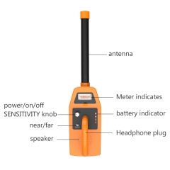 512hz Pipe Locator Receiver Underground Sewer Drain Pipe Camera 512hz Pipe Inspection Camera Locators Tool Kit for Plumbing and Septic Location Supports All Devices Using 512 Hertz Transmitter