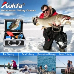 Underwater Fishing Camera with Depth Temperature Display