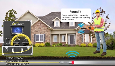 Anysun Sewer Camera with Locator