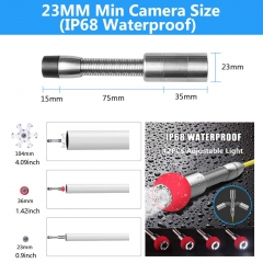 Pipe Inspection Camera, Drain Sewer Industrial Endoscope Anysun PIC20 Waterproof IP68 20M/65ft Snake Video System with 7 Inch LCD Monitor 1000TVL Sony CCD Camera with DVR Record(Include 8G SD Card)