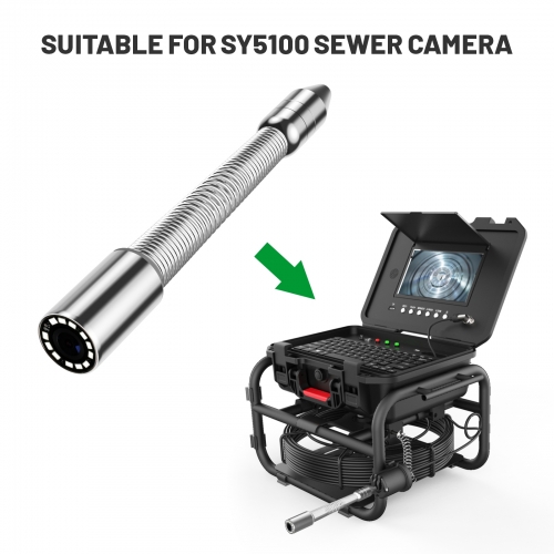 1080P HD Camera Head for Anysun Sewer Camera Mode SY5100, Built-in 512hz Sonde Transmitter Slef-Leveling Camera Head fro Anysun Sewer Camera