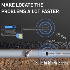 Anysun 512Hz Sewer Camera Lactor Receiver Pipe Locator, Only for Anysun 5100 Serie Drain Pipe Inspection System, Blue & Black