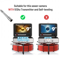 1080P HD Camera Head for Anysun Sewer Camera Mode SY5100 and Mode SY958-512HZ, Built-in 512hz Sonde Transmitter Slef-Leveling Camera Head fro Anysun Sewer Camera