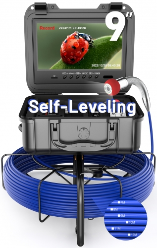 Self-Leveling Sewer Camera , Anysun 9