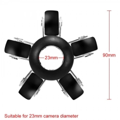 Anysun Sewer Camera Part, Guide Wheels Protective Cover for 0.87in/22mm and 0.9in/23mm Diameter Drain Camera Head