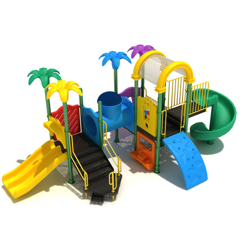New Pirate Boat Style Children's Playground Outdoor Playground with Slides