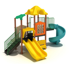 Preschool kids outdoor playground items indoor small plastic slide