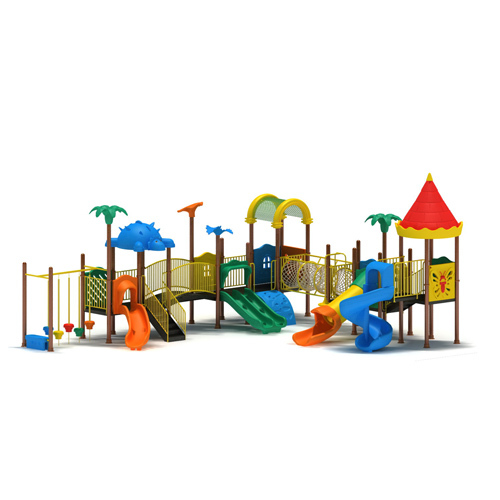 Plastic Slide Galvanized Metal Preschool Toddler Useful Outdoor Playground