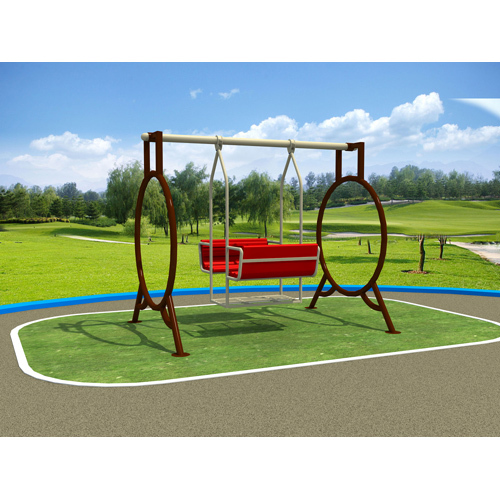 Safety material swing outdoor playground plastic garden slide and swing play set