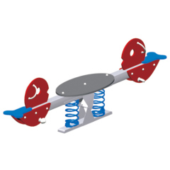 Popular Outdoor Metal Playground Seesaw For Kids